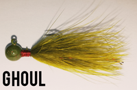 Ghoulie marabou jigs (2 per pack)