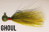 Ghoulie marabou jigs (2 per pack)